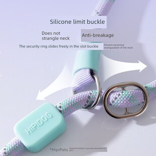 金毛特种犬牵引绳加厚八股绳防爆犬牵引绳特种通用P绳P链供大型犬