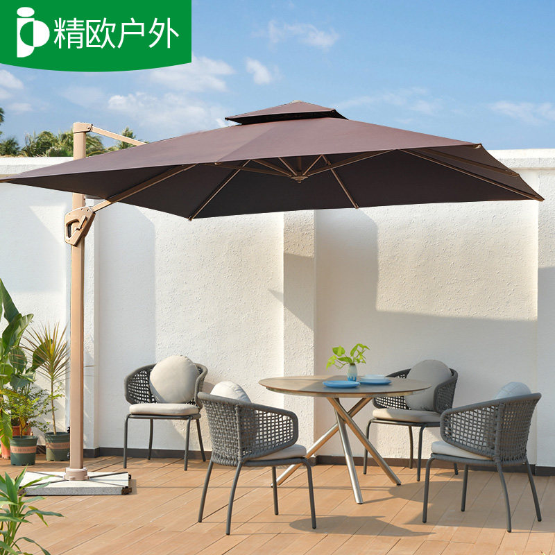 精欧户外遮阳伞户外花园伞室外大型太阳伞摆摊罗马伞户外伞庭院伞