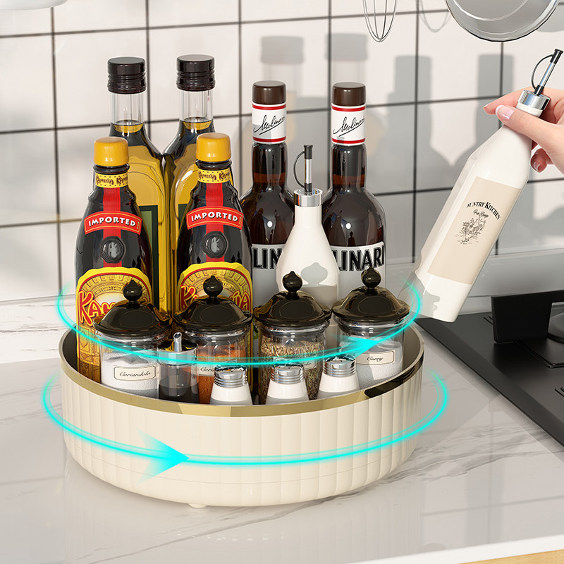 旋转调料置物架厨房台面油盐酱醋瓶调味料罐用品收纳神器家用大全,厨房/烹饪用具,调料置物架,淘宝优惠券,粉丝福利购,淘宝优惠卷