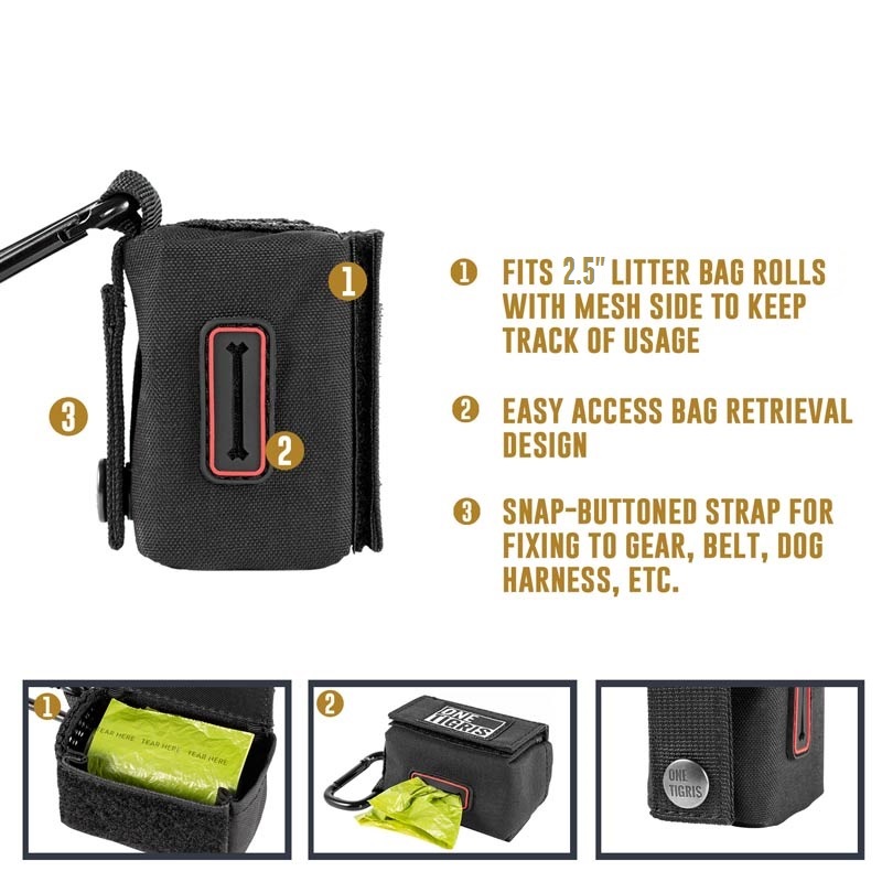 壹虎【k9】胸背附件狗狗拾便器宠物用品铲屎袋神器遛狗实用