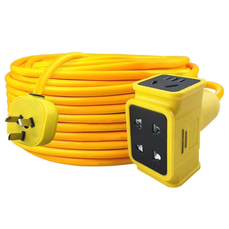 防水防冻电缆线国标二芯电线软线1.5 2.5 4平方带插头电源护套线