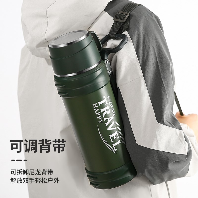 316不锈钢保温杯大容量家用保温水壶2升旅行壶便携户外5升L热水瓶