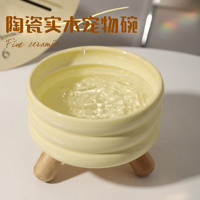 宠物陶瓷碗猫碗大口径喂食碗喝水碗狗碗饭盆防打翻保护颈椎猫食盆,宠物/宠物食品及用品,猫狗碗/慢食碗,淘宝优惠券,粉丝福利购,淘宝优惠卷