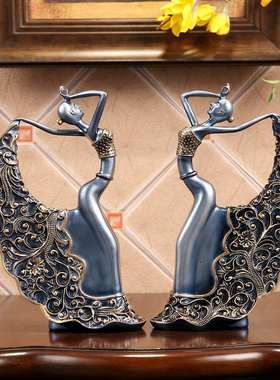 欧式摆件家居装饰品客厅玄关酒柜电视柜办公室装饰工艺品创意摆件