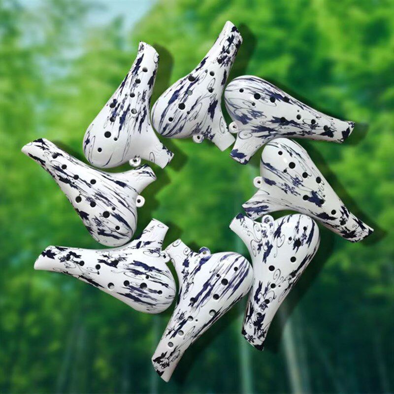 青花瓷12孔胶木陶笛入门初学者儿童陶笛好吹