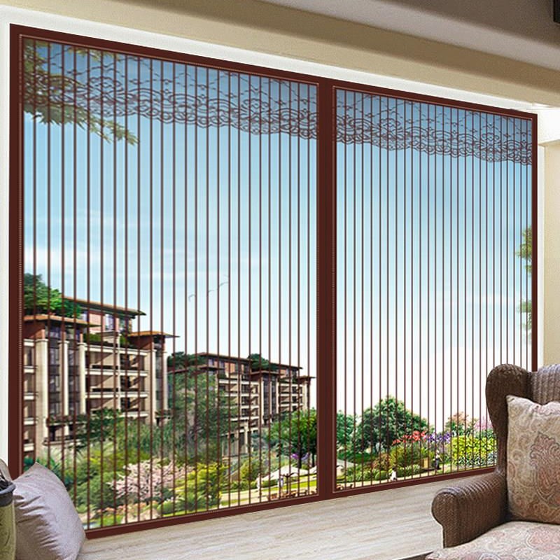 防蚊纱窗纱网自粘型窗户门帘魔术贴沙窗磁性磁铁窗帘自装隐形家用