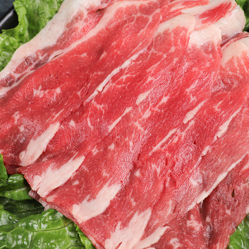 牧岛澳洲原切肥牛卷500g*2精品肥牛卷牛肉烤火锅食材原切牛肉卷