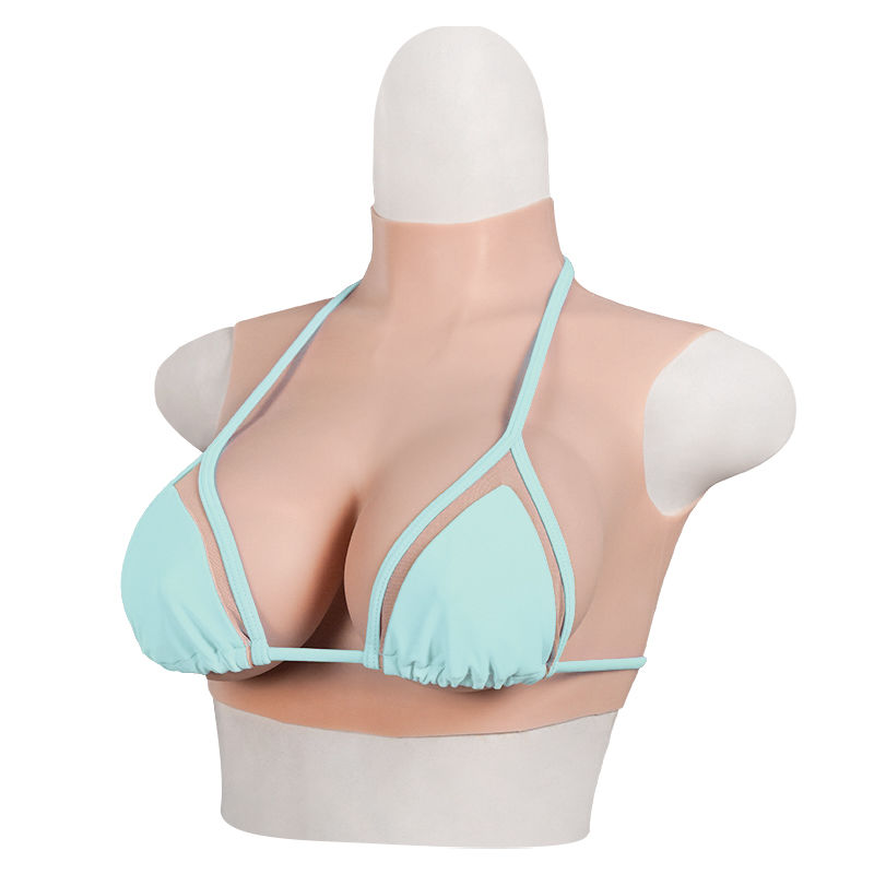 假乳房逼真男用伪娘硅胶
