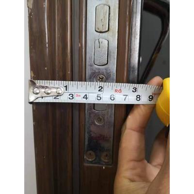 家用门锁防盗门拉手套装全铜锁心锁体加厚把手通用型大门入户门锁