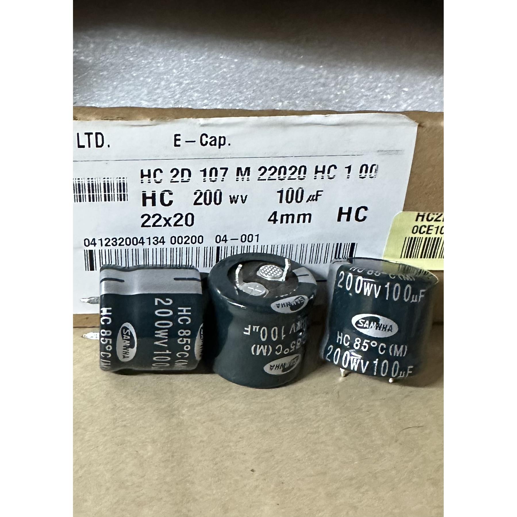200WV100UF进口电解电容200V100UF22*20