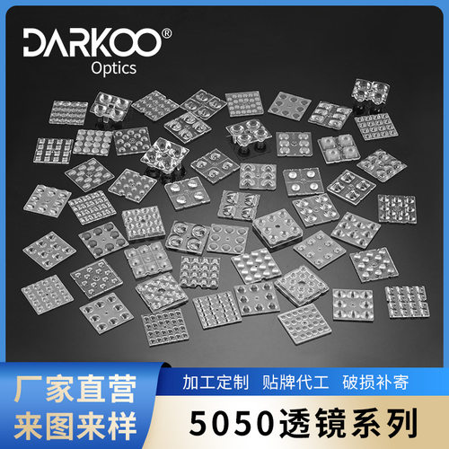 户外照明5050透镜路灯投光灯透镜led高透光配件pmma塑料厂家