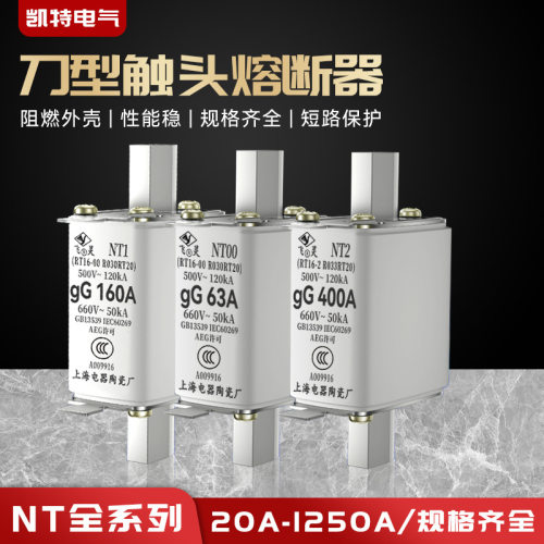 NT00熔断器RT36-00熔断丝熔芯保险丝25A32A40A50A63A80A100A陶瓷