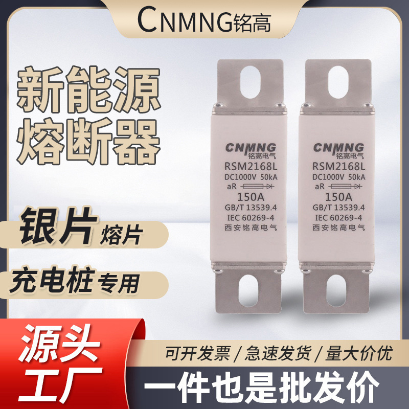 DC1000V直流充电桩熔断器新能源汽车熔断器RSM2168L（RSZ307)100A