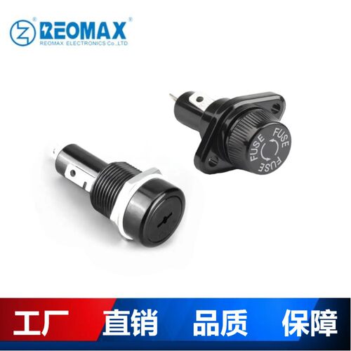 10x38保险丝座面板安装螺旋式R3-18 R3-41保险丝管盒30A 600V