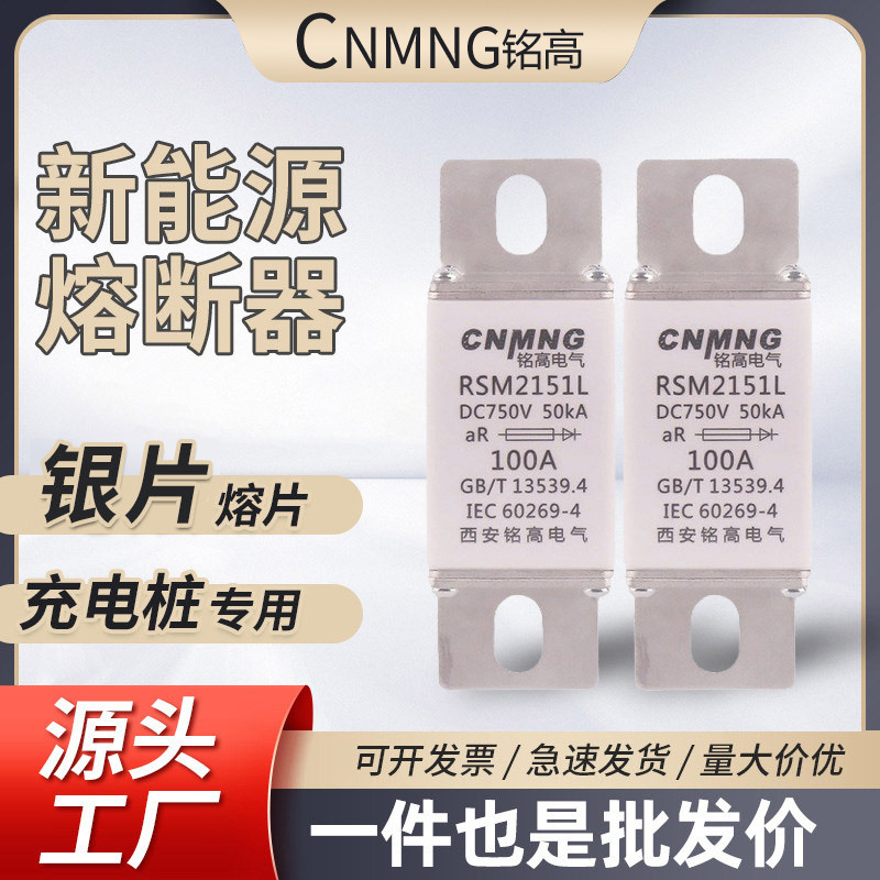 DC1000V直流充电桩熔断器新能源汽车熔断器RSM2151L（RSZ307)200A