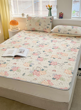 新款乳胶凉席三件套可水洗1.8米空调席冰丝凉KX