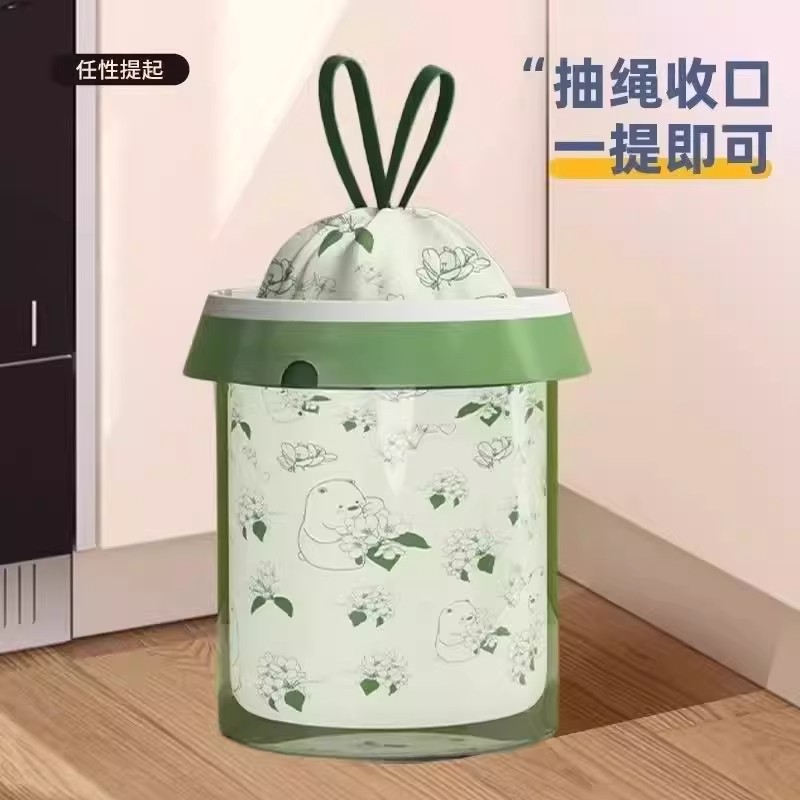 店铺严选材质垃圾袋柔韧厚实手提式垃圾袋居家清洁垃圾袋手提设计