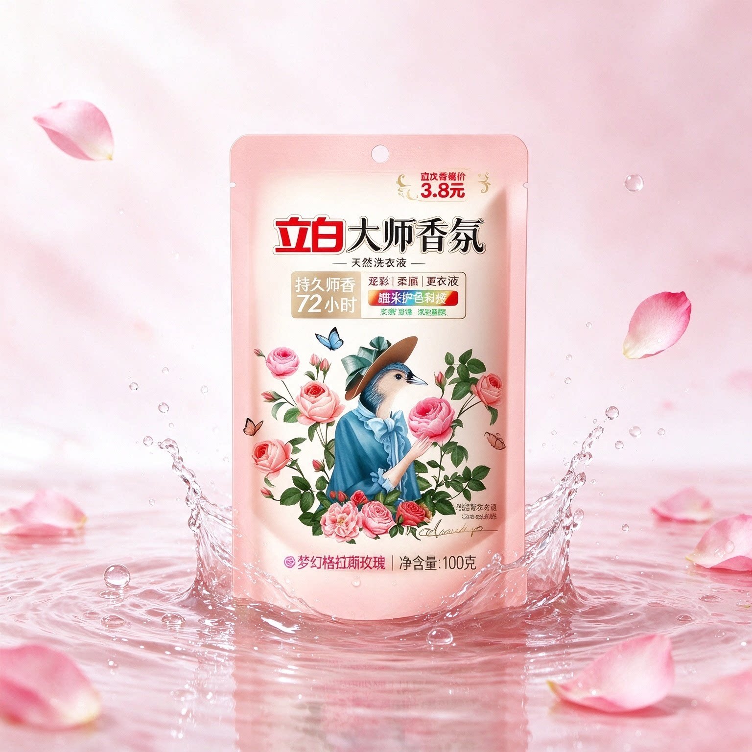 立白洗衣液持久留香补充装
