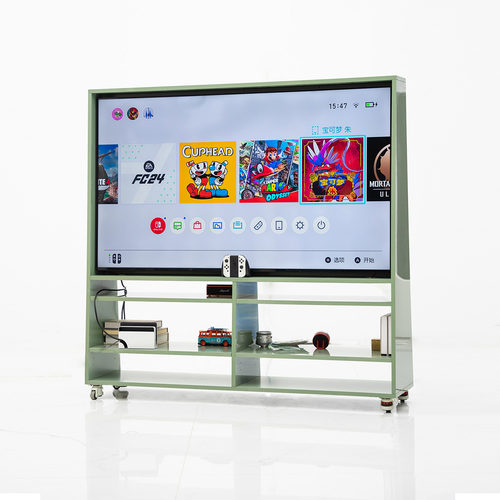 营造空间实木电视柜可移动多功能储物柜现代简约客厅落地电视机柜