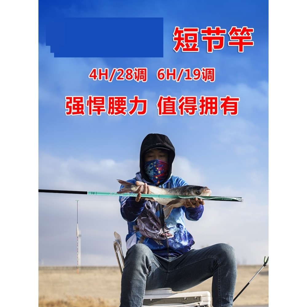 短节鱼竿手竿超轻超硬19调28溪流竿鲫品牌钓鱼竿手杆套装