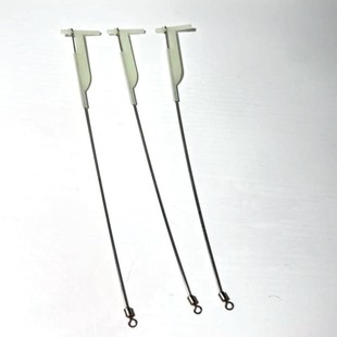 漂虾钓组枪式单刀天平支架防缠绕钢丝分钩器米鱼海钓渔具串钩线组