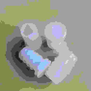 管链接帽 PVC堵头 加厚 圆形曝气管纳米管塞子塑料帽 内径10-12mm