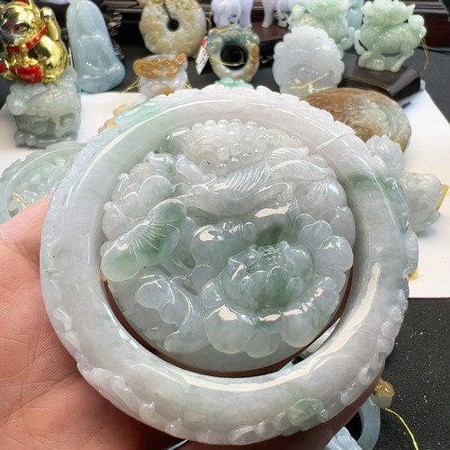 花鸟呈祥套镯子圈口60+