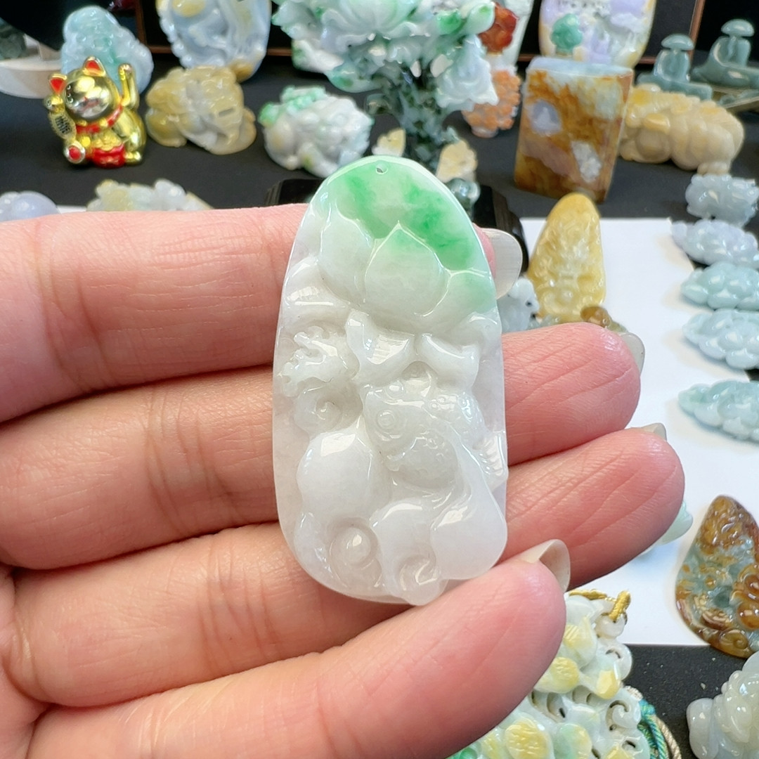 荷花鱼,珠宝/钻石/翡翠,颈饰,淘宝优惠券,粉丝福利购,淘宝优惠卷