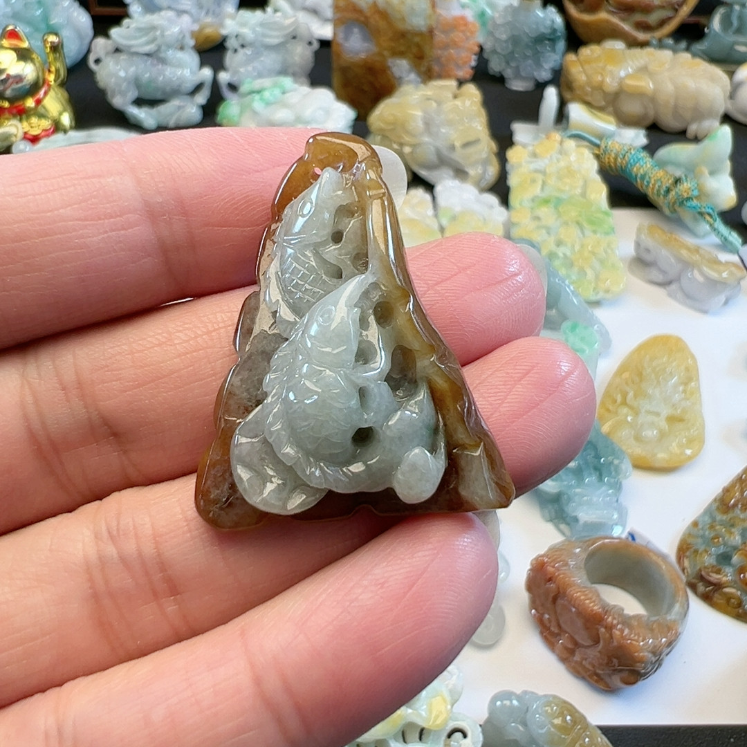 荷叶鱼,珠宝/钻石/翡翠,颈饰,淘宝优惠券,粉丝福利购,淘宝优惠卷