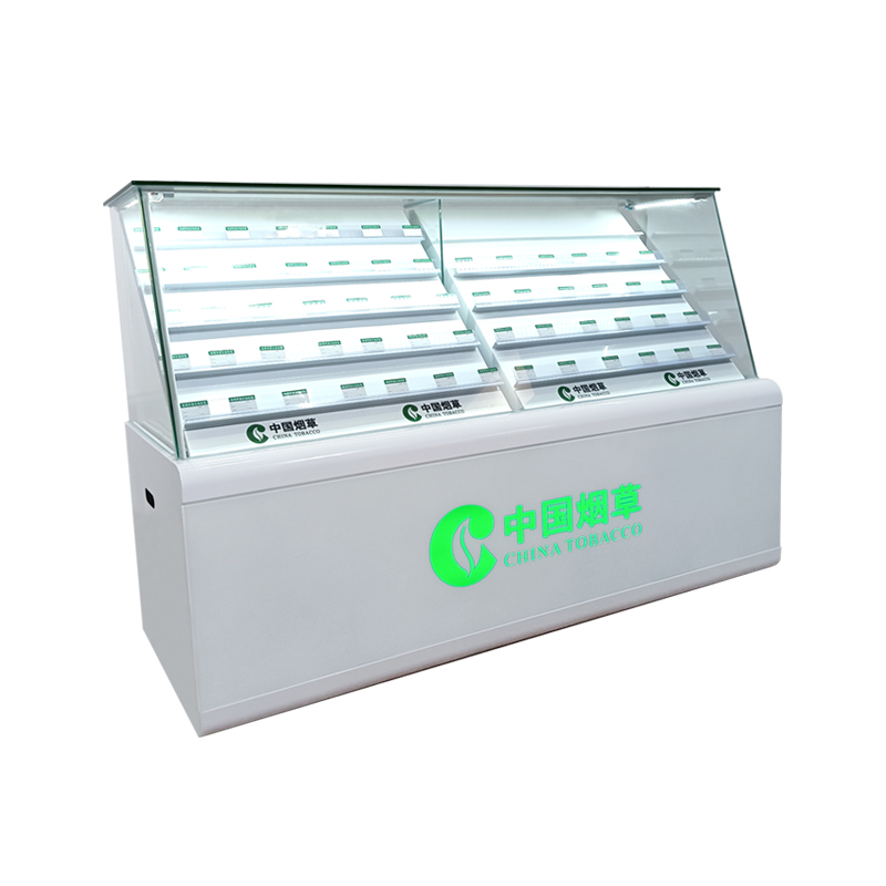 烟柜台烟柜便利店收银一体烟酒玻璃D展示柜超市小卖部背柜组合小