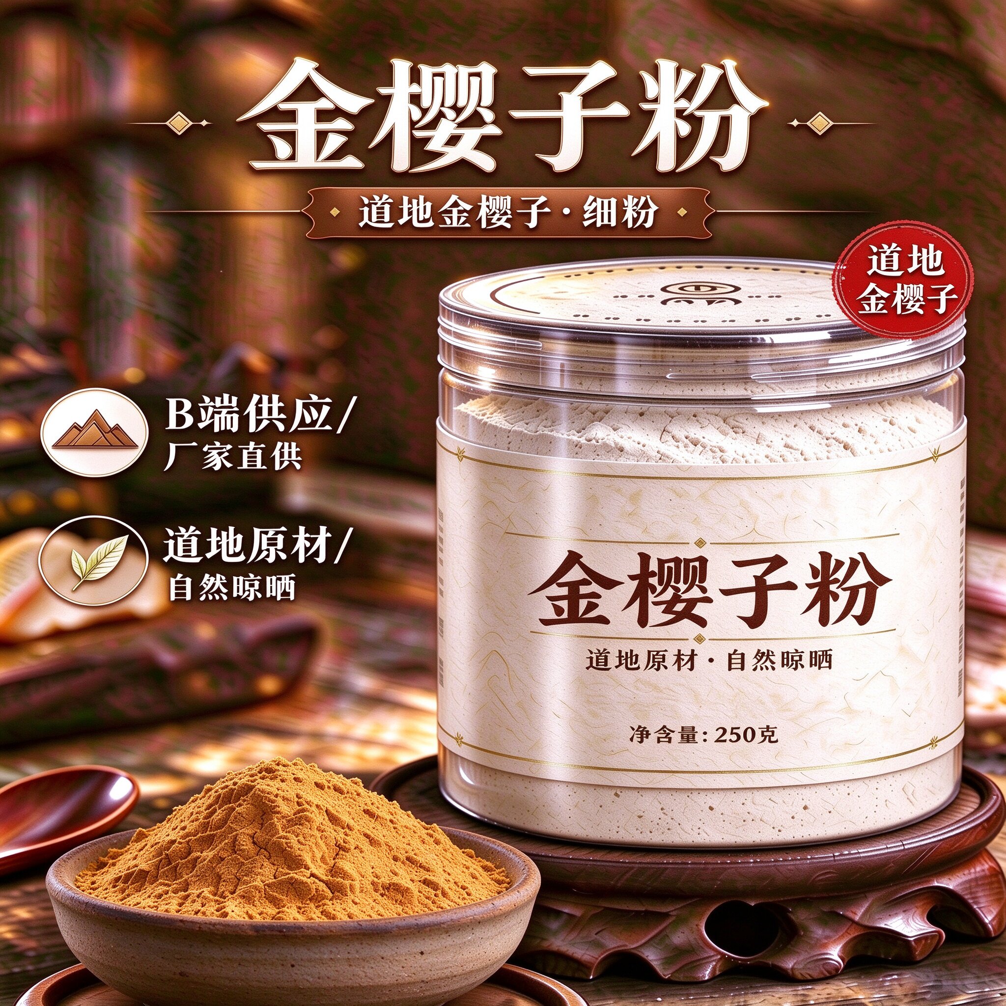 【纯粉】金樱子粉500克 金樱子肉中药粉店铺中药材大全