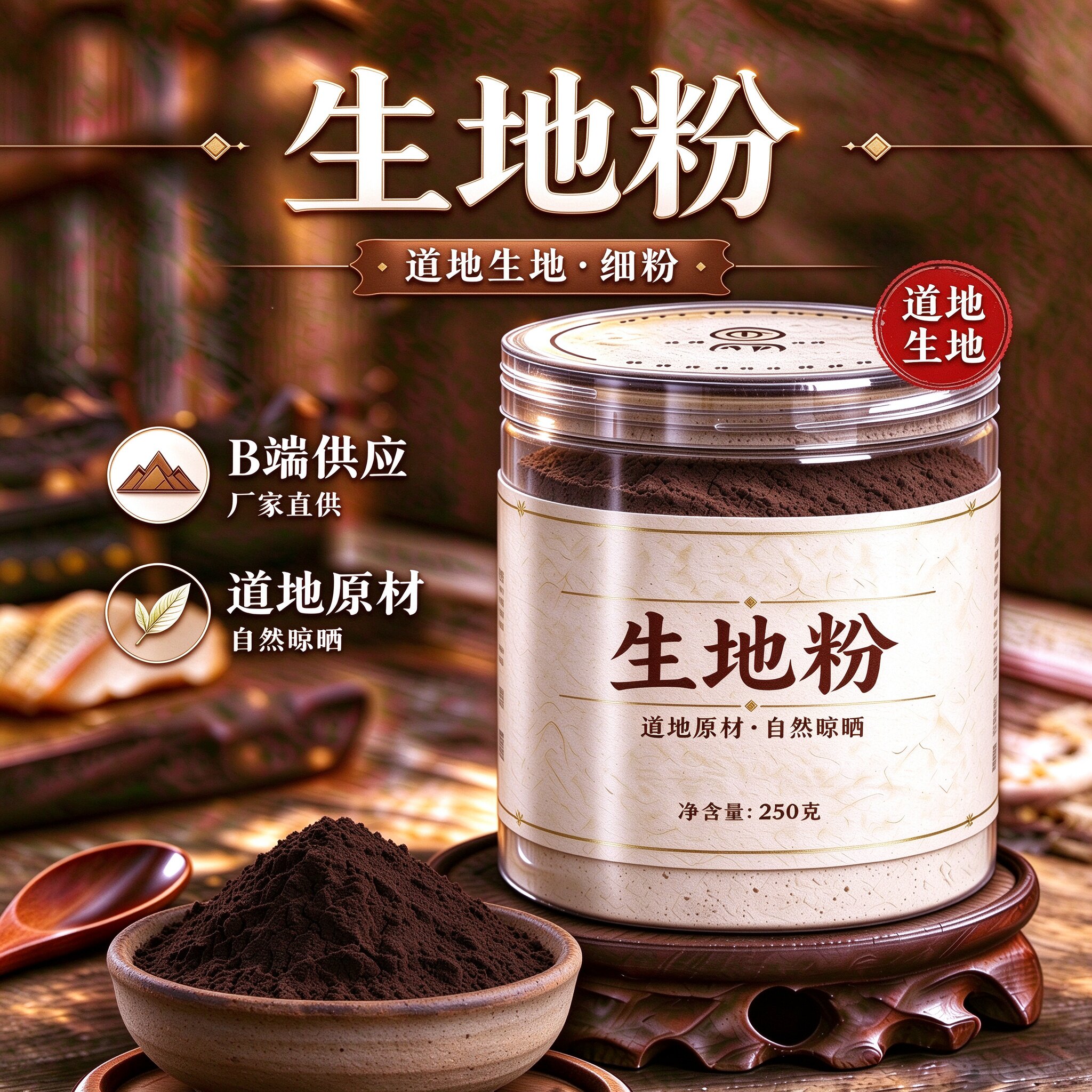 【纯粉】生地黄粉 生地怀 生地 大中药粉店铺中药材大全
