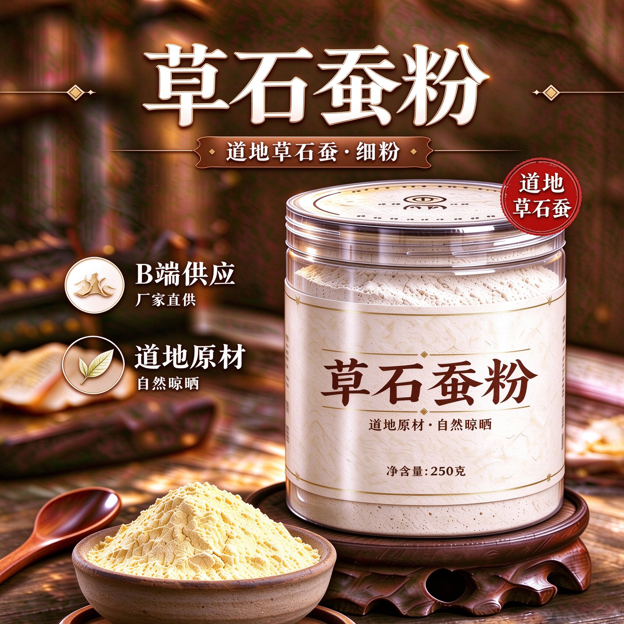 【纯粉】草石蚕粉500克 泽兰根粉 中药粉店铺中药材大全