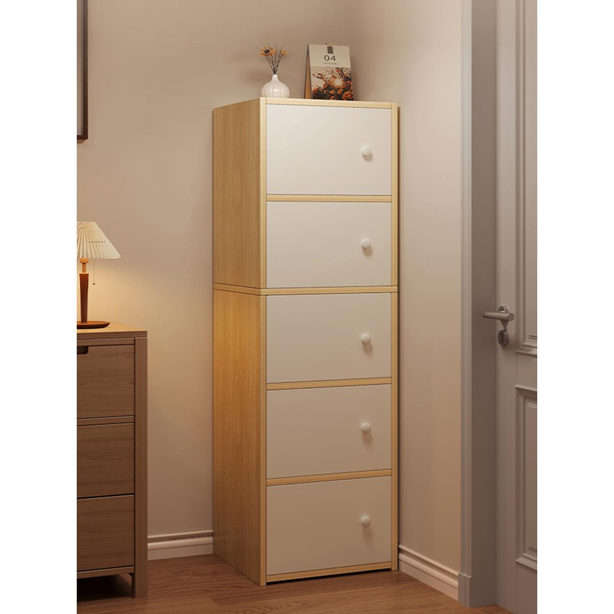 木边柜窄客厅储物夹缝收纳置物侧柜立柜多功能收纳柜置物架