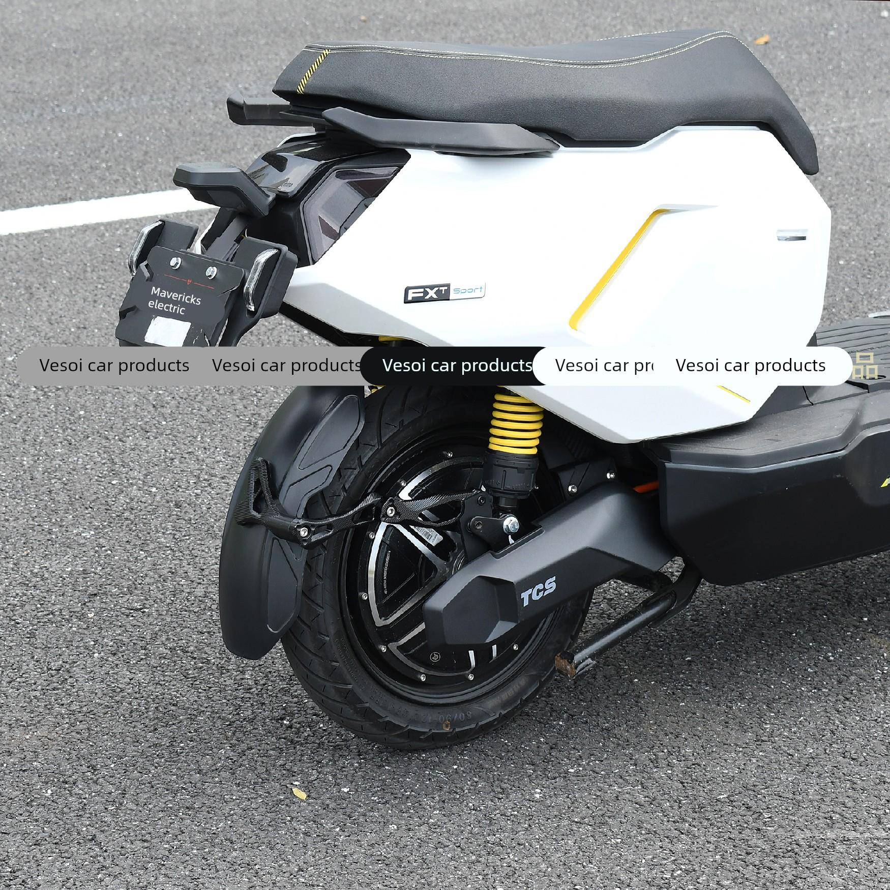 适用小牛FXT后挡泥板 挡水盾专用配件改装挡泥板直上