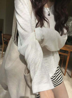 ZK-川九家莱萨尔亚麻混纺长袖【实物以直播间为准】