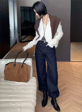 ZK-W-88003直筒牛仔裤【实物以直播间为准】