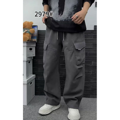 ZK-18-2979加绒加厚潮牌男士工装裤【实物以直播间为准】