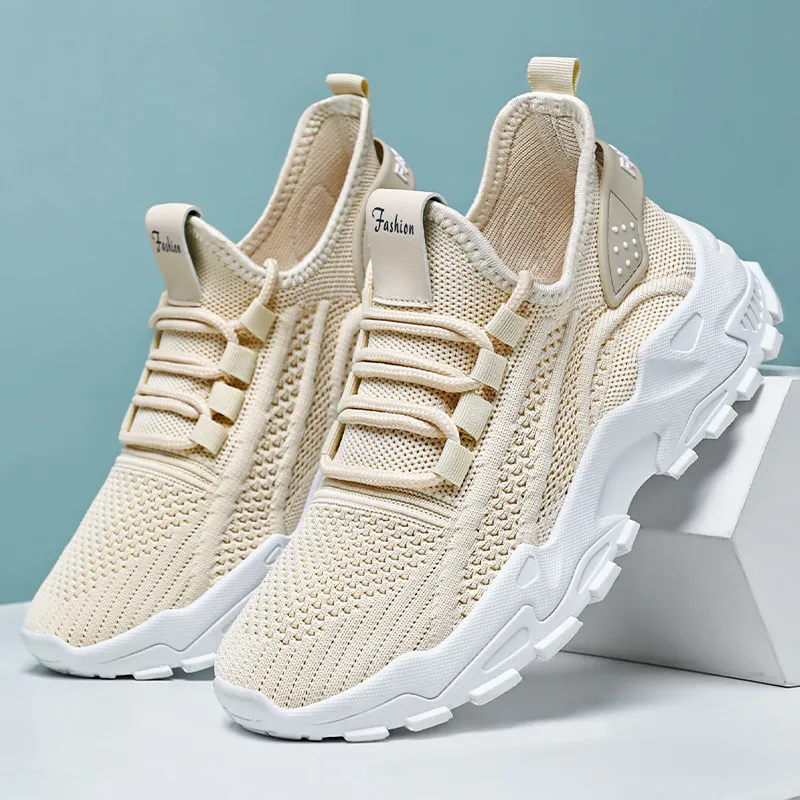 女鞋夏季新款大码shoes飞织透气休闲鞋软底不累脚老爹鞋,女鞋,时尚芭蕾鞋,淘宝优惠券,粉丝福利购,淘宝优惠卷