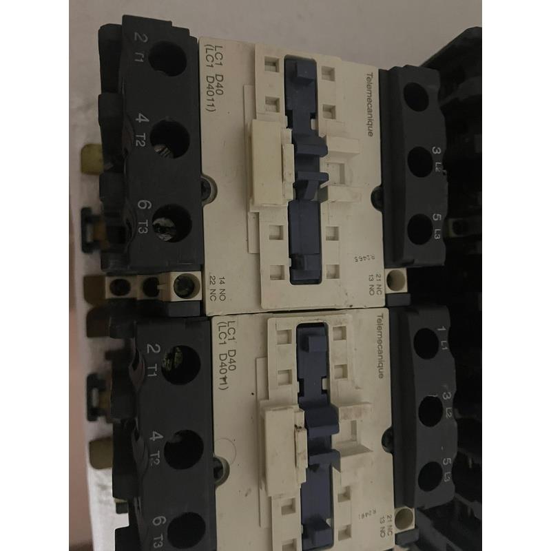 台湾机器拆下来的施耐德接触器,LC1  D4011接触器,线