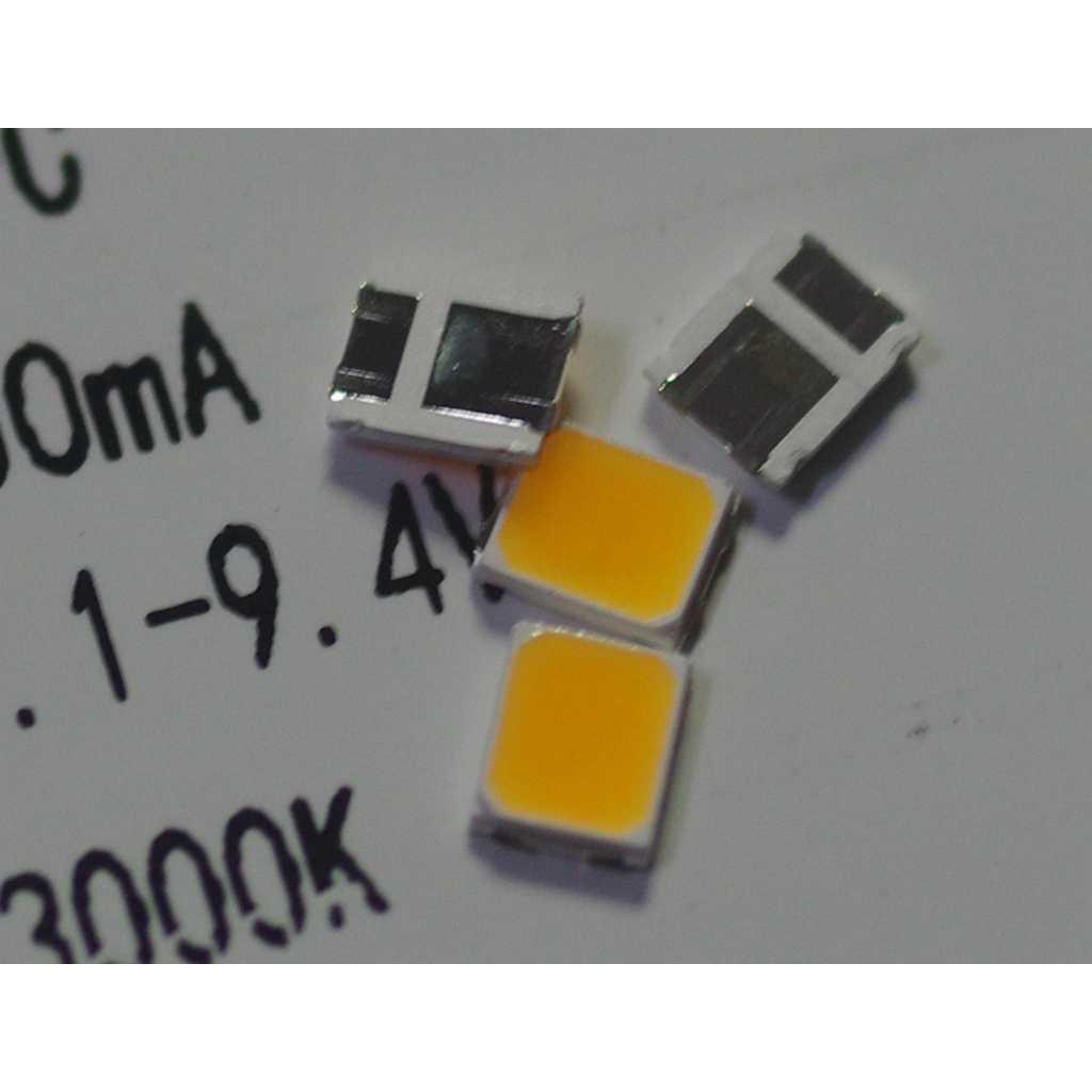 1元20个 P2835SL3贴片 2835 LED 9V0.1A 0.9W 暖白 3000K  散盘
