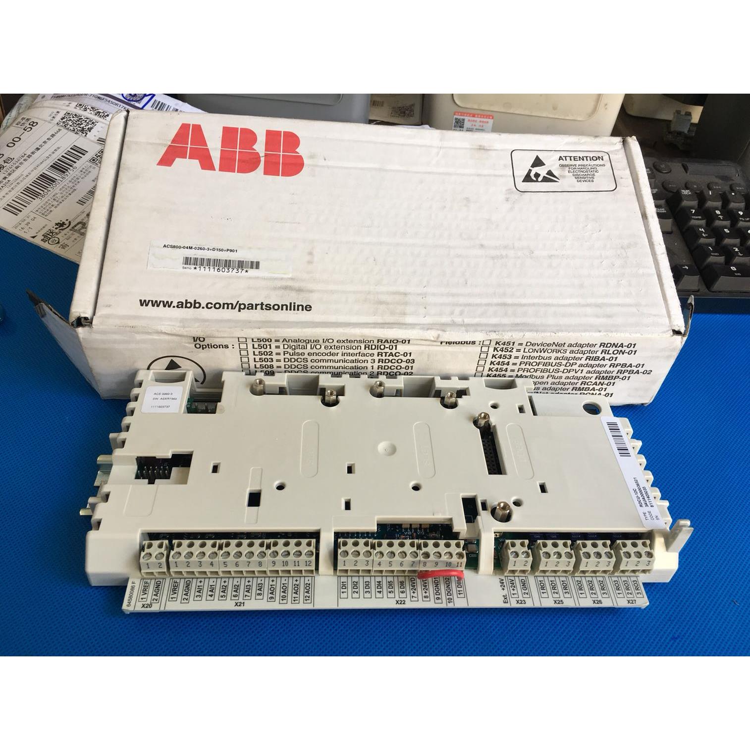 RDCU-12C回收的工厂余货ABB变频器800系列IO信号cpu板控制板主板