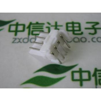 小4P连接器 电源软驱头焊座 平弯座 弯角 带定位弯针