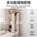 小房间衣柜家用卧室床头转角小型单门挂衣柜简易单人宿舍窄收纳柜