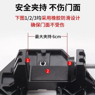 锁固定打钻孔神器 木门导向板合页开孔器铰链定位开槽机木工安装