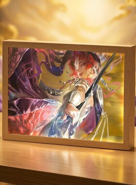 王者荣耀马年限定灯光画手办周边