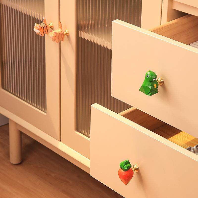 卡通儿童房可爱木制手工木雕动物柜门衣柜整体橱柜柜子抽屉小拉手,基础建材,小拉手,淘宝优惠券,粉丝福利购,淘宝优惠卷