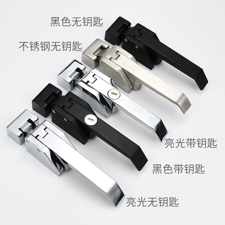 304不锈钢冷库门锁 压紧迫式把手工业烤箱大型电器密闭门执手拉手