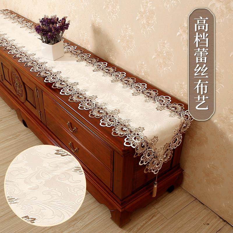 欧式电视柜桌布盖布布艺蕾丝长方形客厅鞋柜梳妆台长条台布盖巾罩,居家布艺,桌布,淘宝优惠券,粉丝福利购,淘宝优惠卷