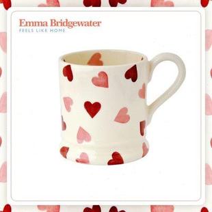 Bridgewater水杯爱心马克杯高级感创意釉下彩女生咖啡陶瓷杯 Emma